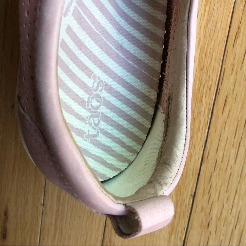 Taos COURT Perforated leather Comfort Sneakers Shoes Size 9.5 PINK - Picture 11 of 12